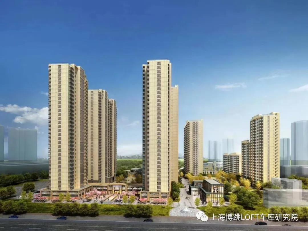 昆玉采用了LOFT车库武汉当代集团春风十里项目现已结构封顶！
